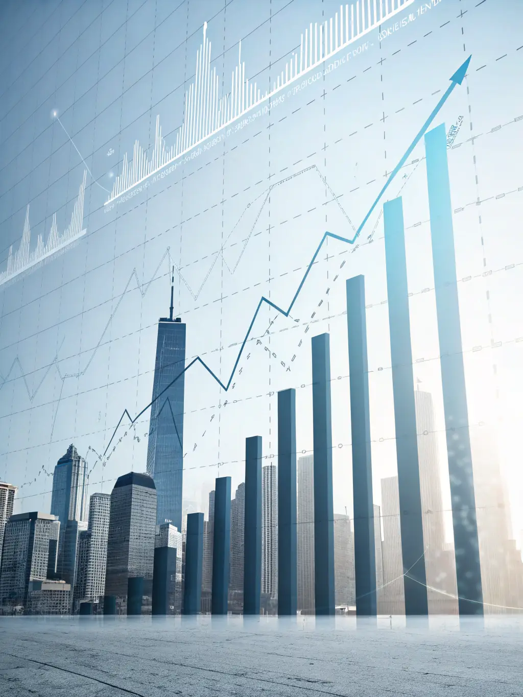 A digital illustration of a growing graph with the Indian flag subtly incorporated, symbolizing the upward trajectory of investment growth in India.